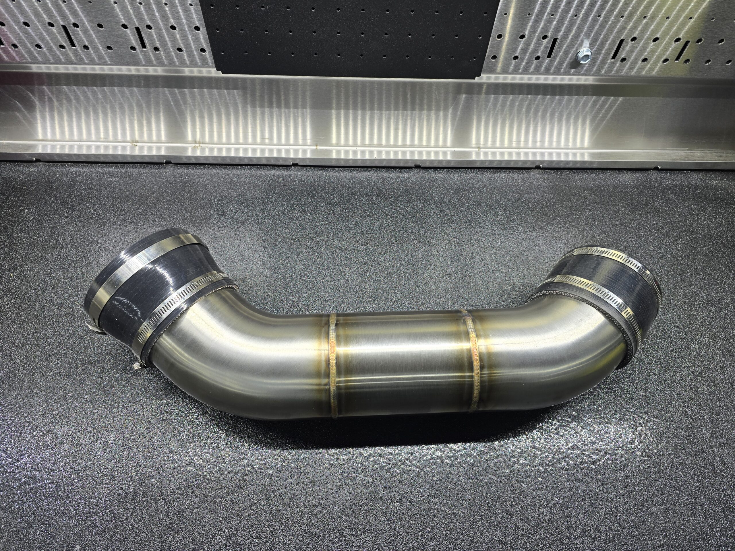 1989-1993 5.9 Cummins 4" Stainless Steel Cold Air Intake System 6