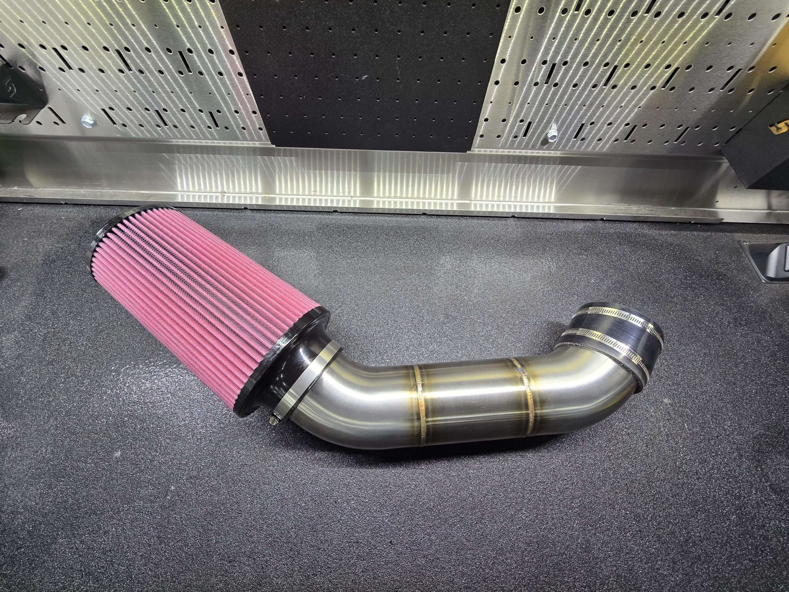 1989-1993 5.9 Cummins 4" Stainless Steel Cold Air Intake System 7